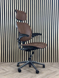 Humanscale Freedom Headrest Distressed Brown